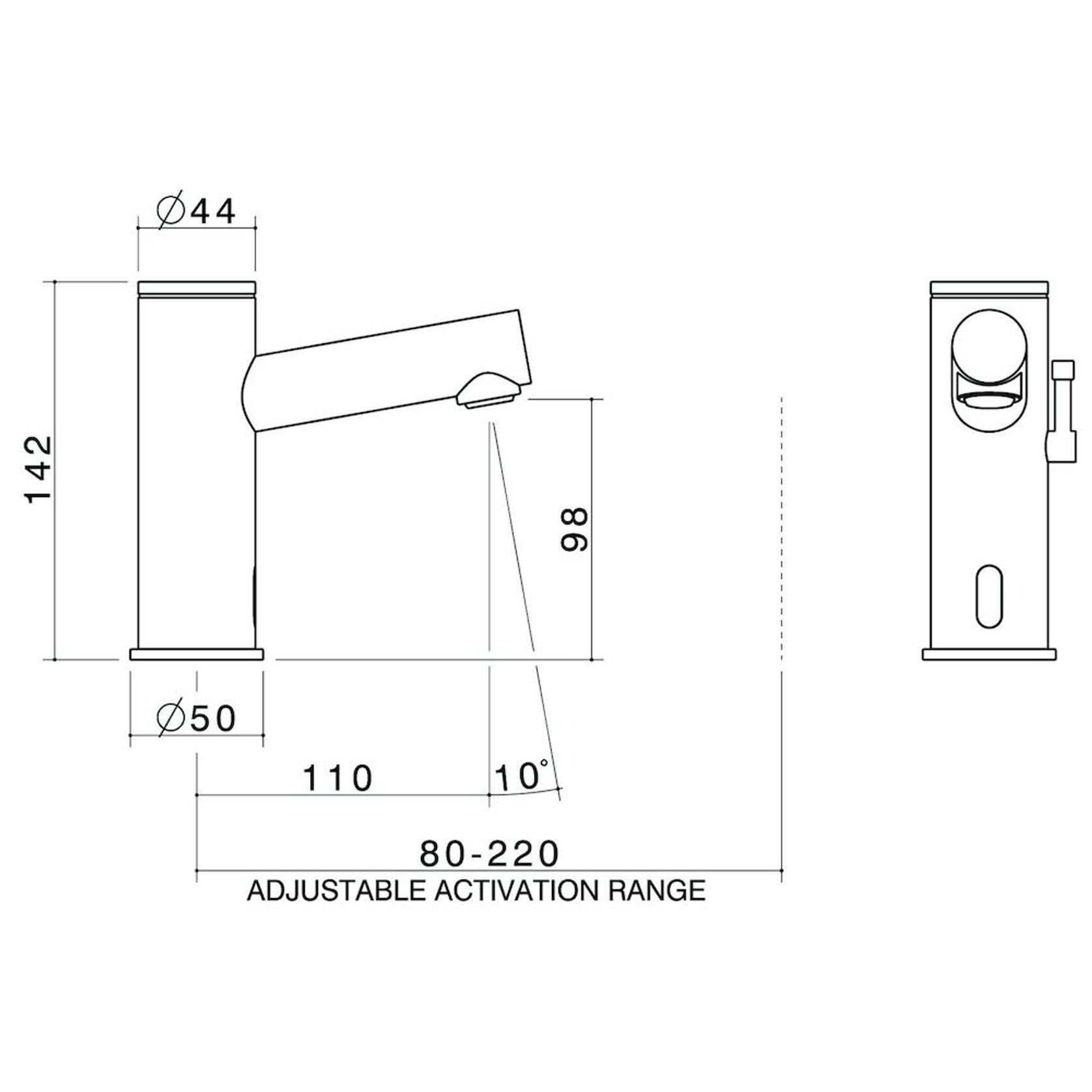 G-Series Electronic Hands Free Basin Mixer gallery detail image