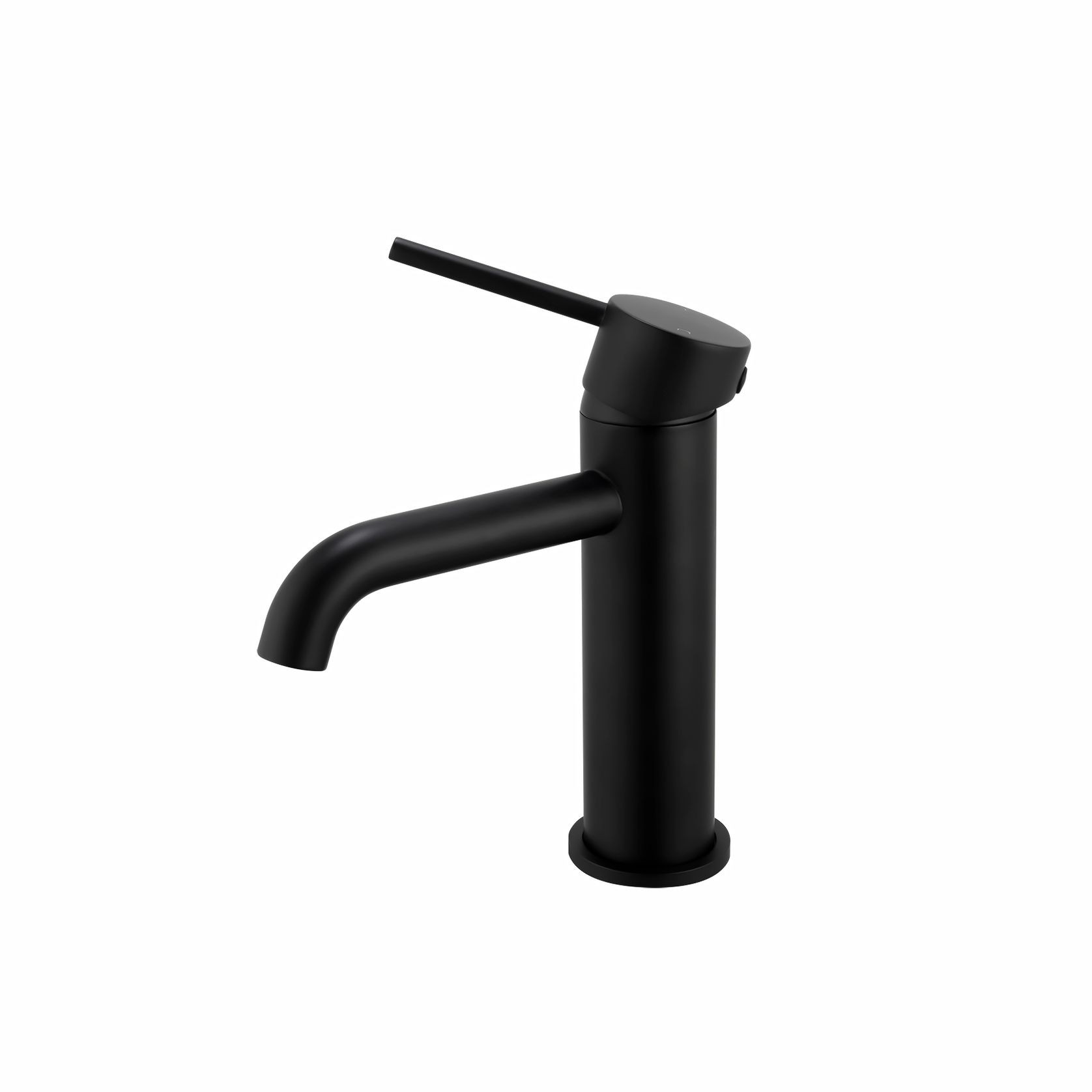 Lucid Pin Basin Mixer Matte Black gallery detail image