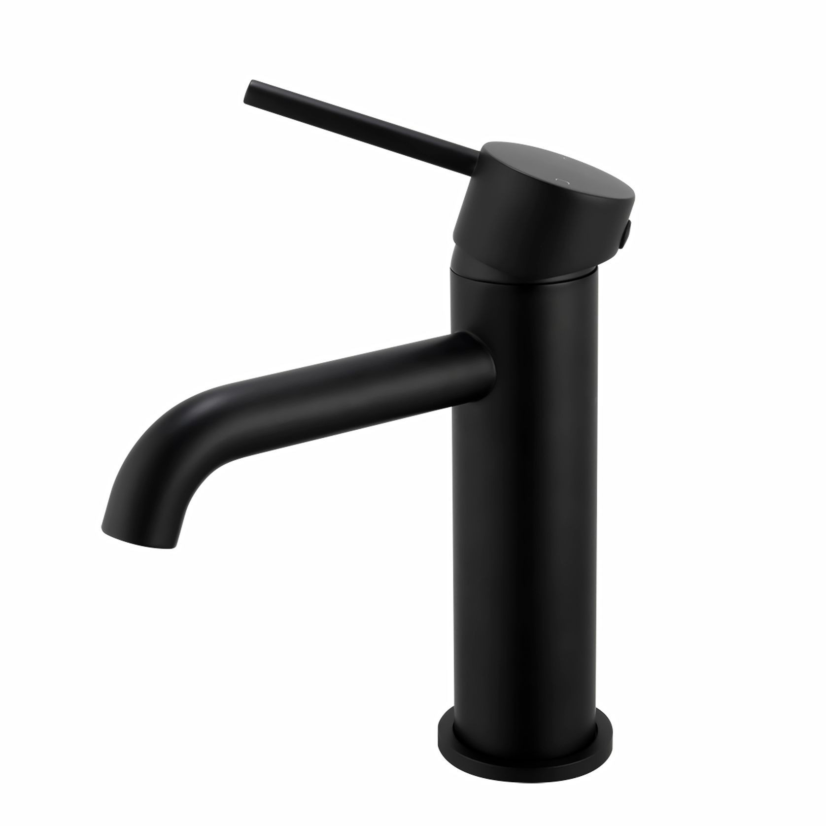 Lucid Pin Basin Mixer Matte Black gallery detail image