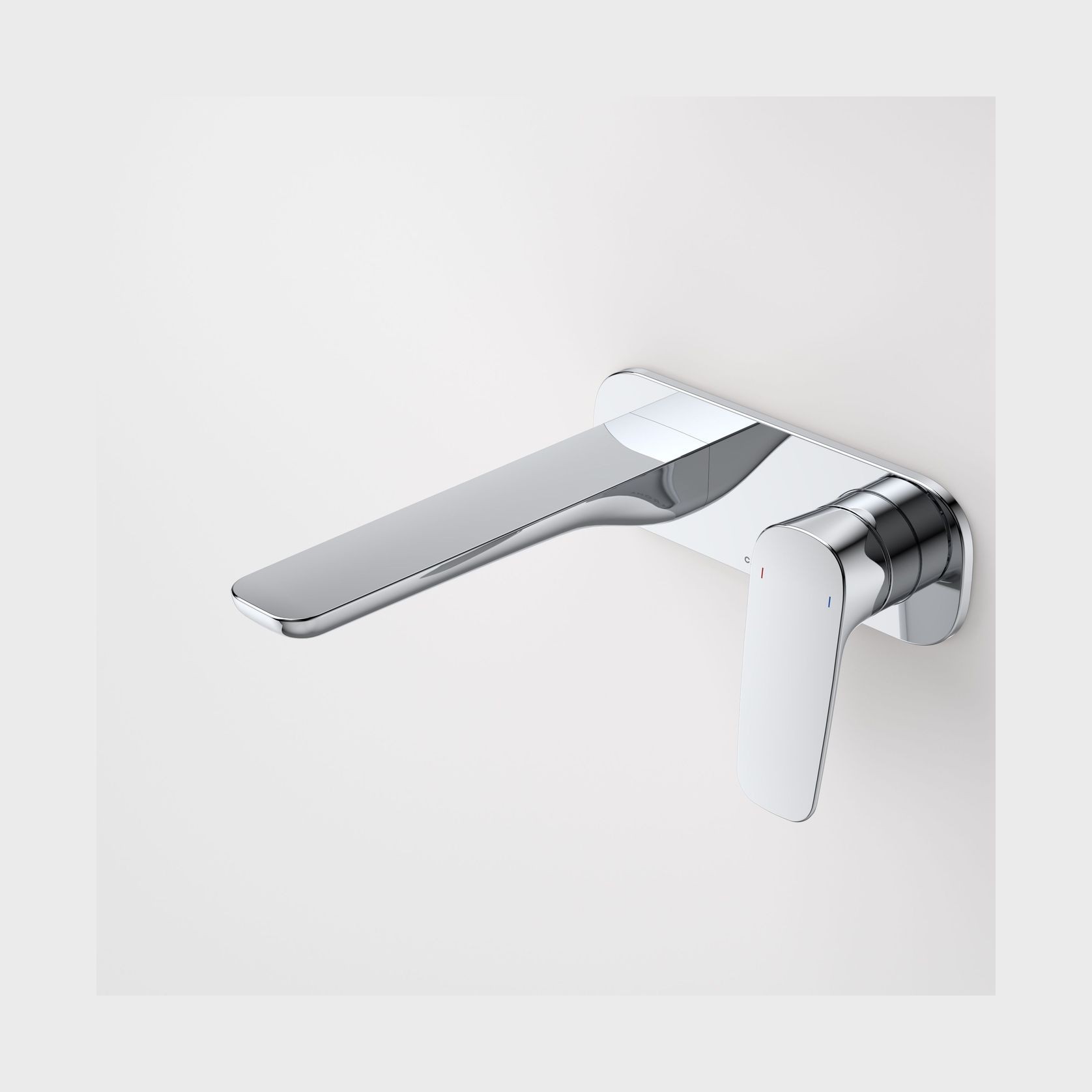 Contura II Wall Basin/Bath Mixer 180mm gallery detail image