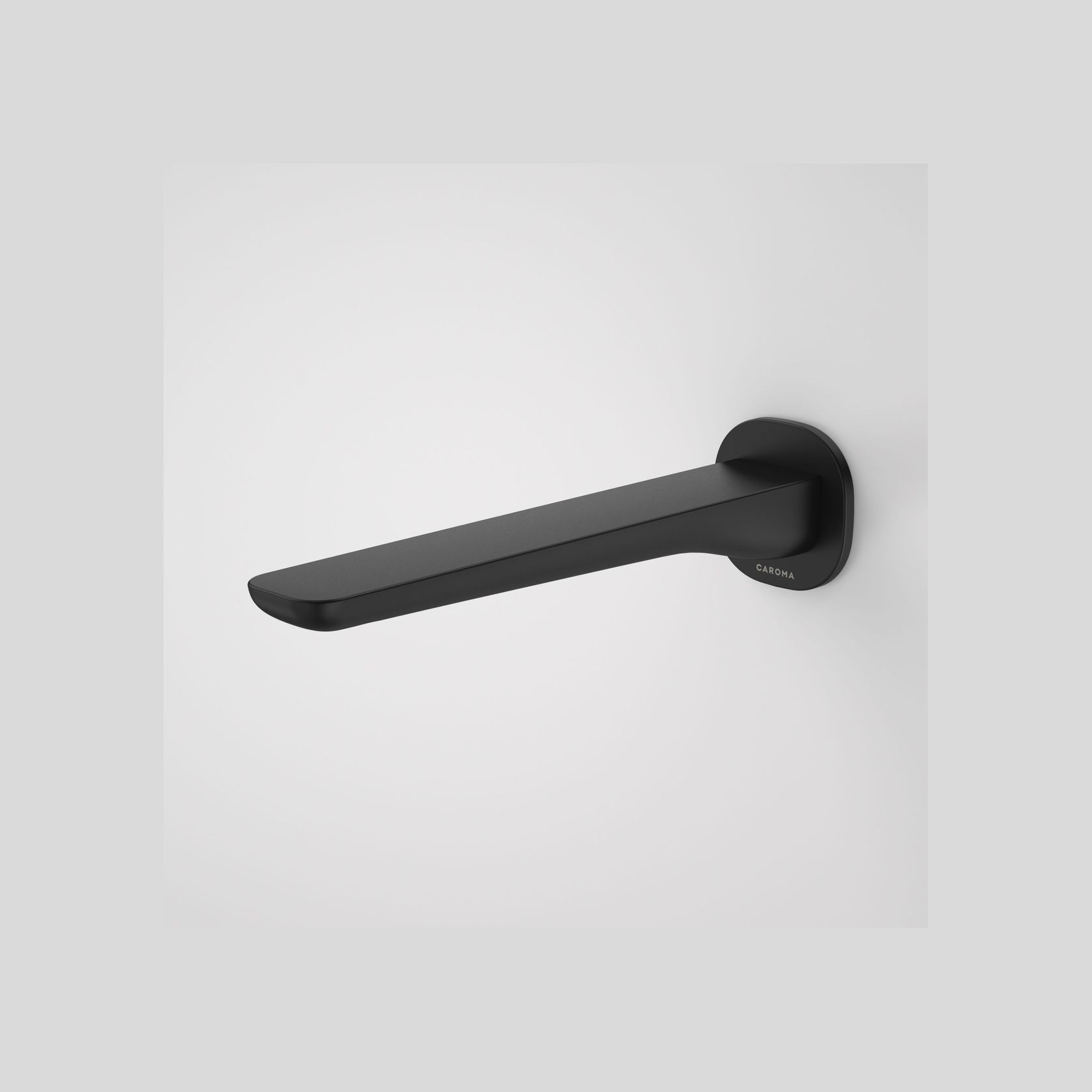 Contura II Basin/Bath Outlet 220mm  | Matte Black gallery detail image