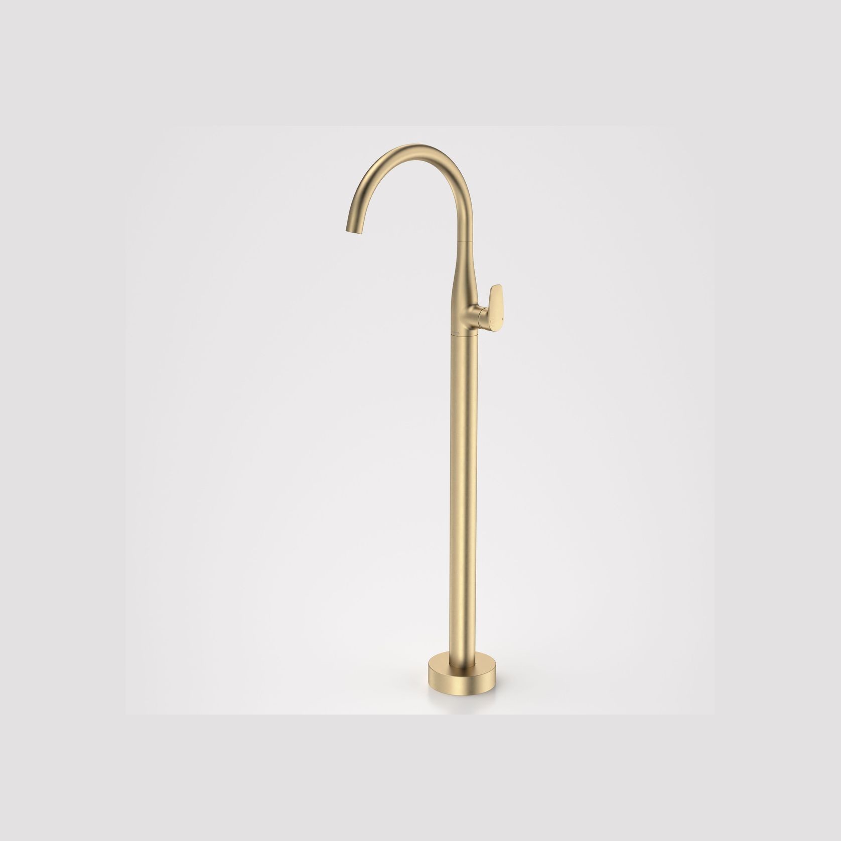 Contura II Freestanding Bath Filler | Brushed Brass gallery detail image