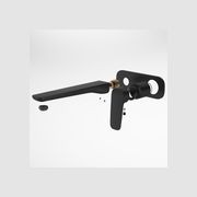 Contura II Wall Basin/Bath Mixer 220mm - Trim Kit  | Matte Black gallery detail image