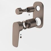 Contura II Bath/Shower Mixer with Diverter - Trim Kit | Brushed Bronze gallery detail image