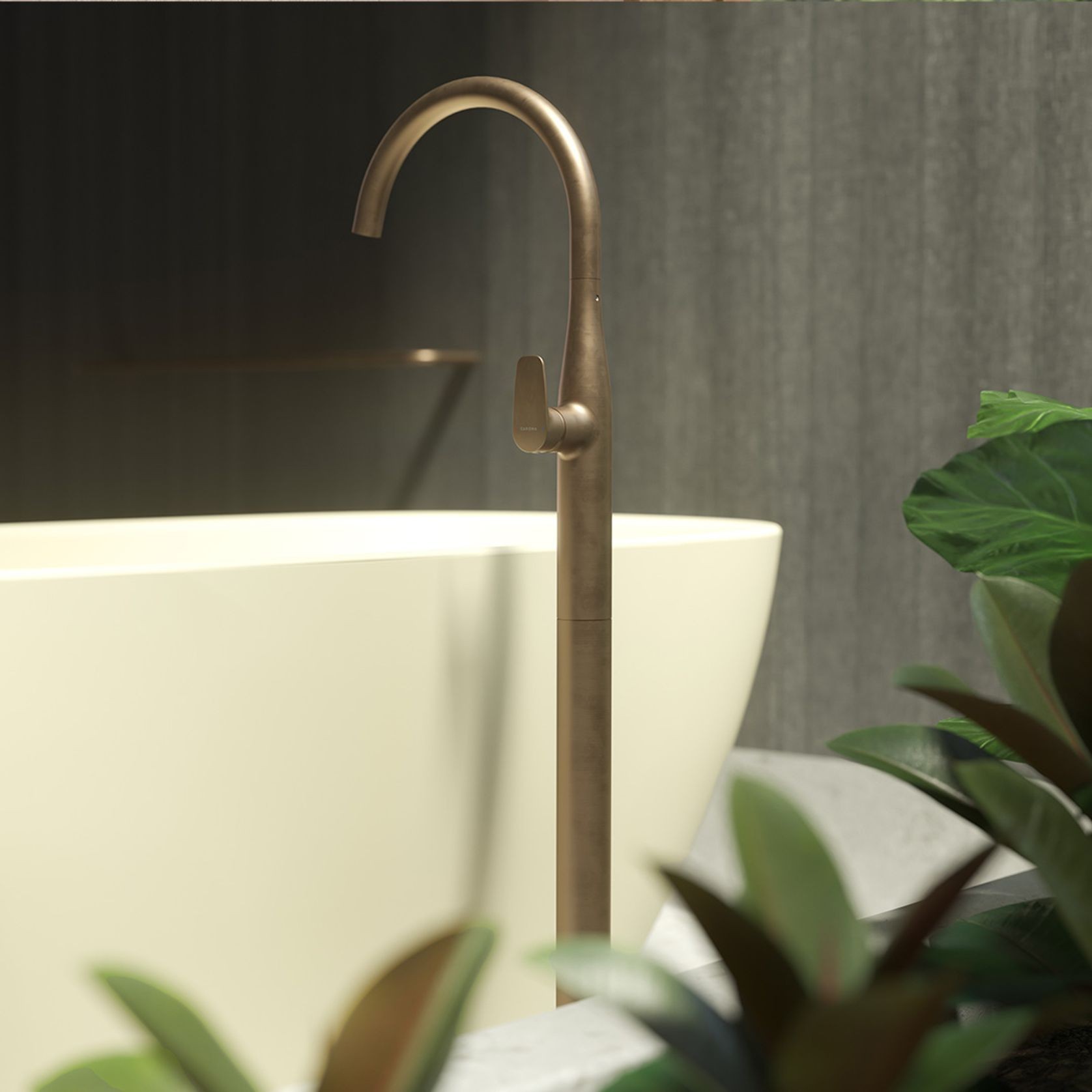 Contura II Freestanding Bath Filler gallery detail image