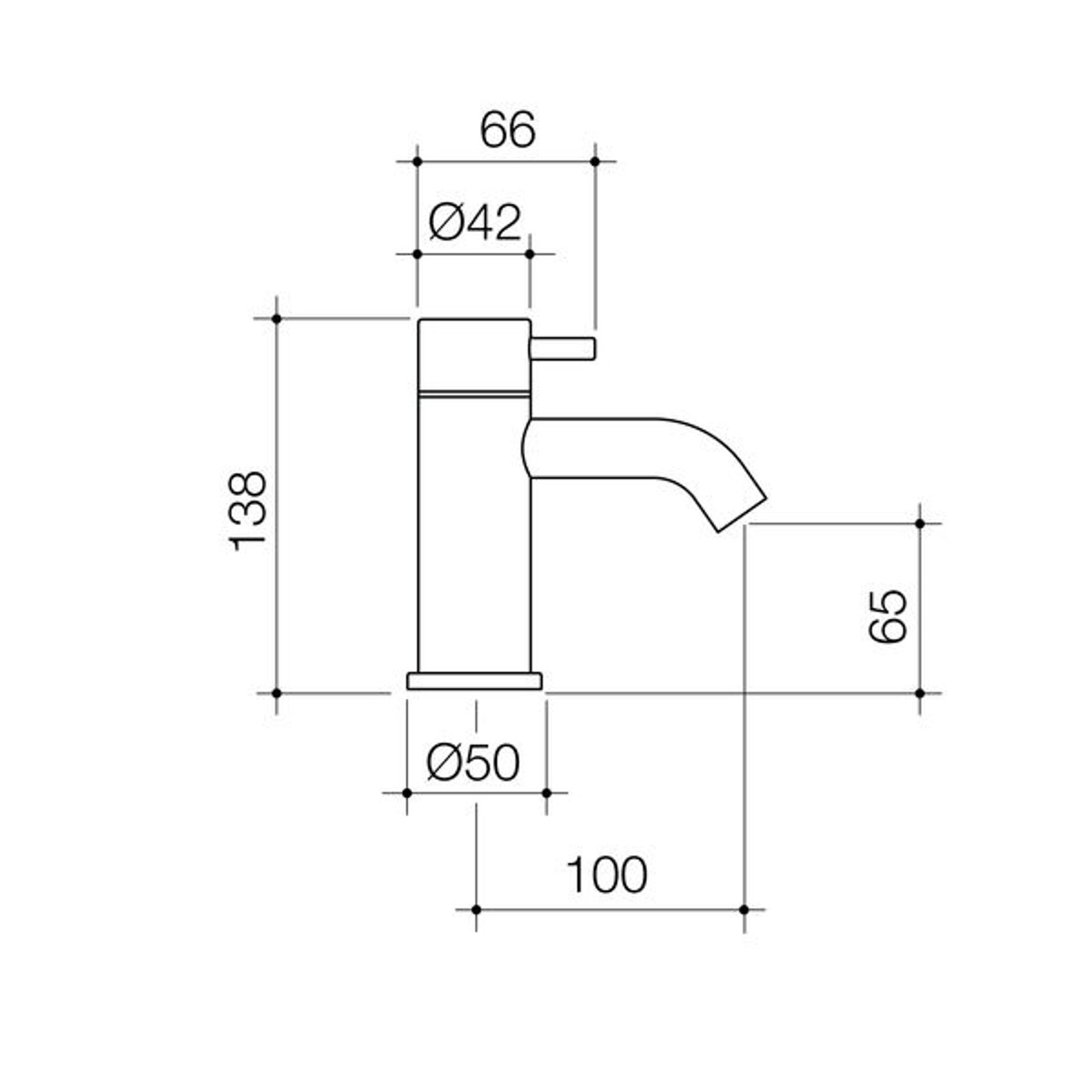 Civic Hob Quarter Turn Tap gallery detail image