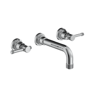 Arena 3 Hole Wall Mount Basin Mixer gallery detail image