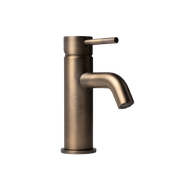 Mira Brushed Vintage Antique Brass Short Basin Mixer gallery detail image