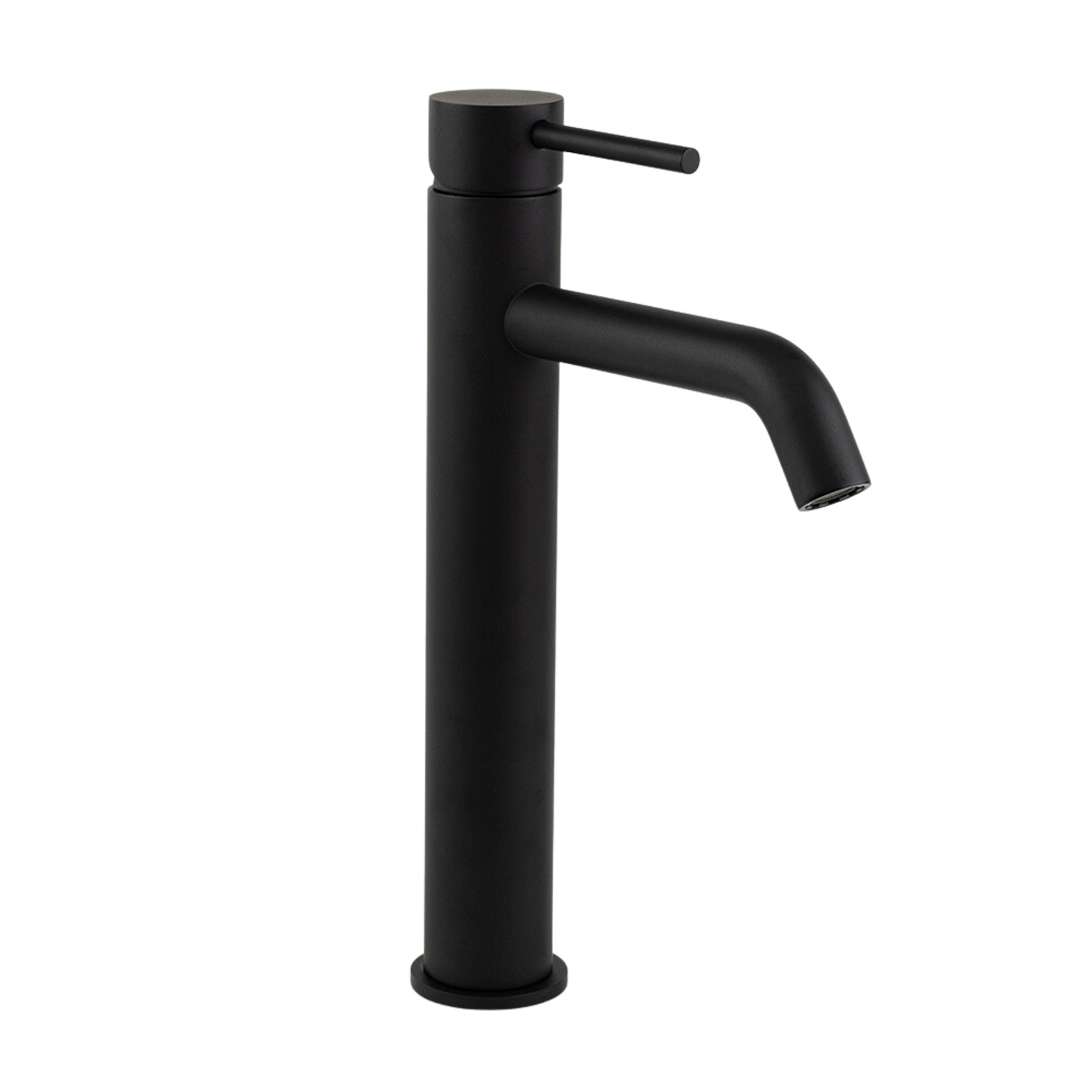 Mira Matte Black Tall Basin Mixer gallery detail image