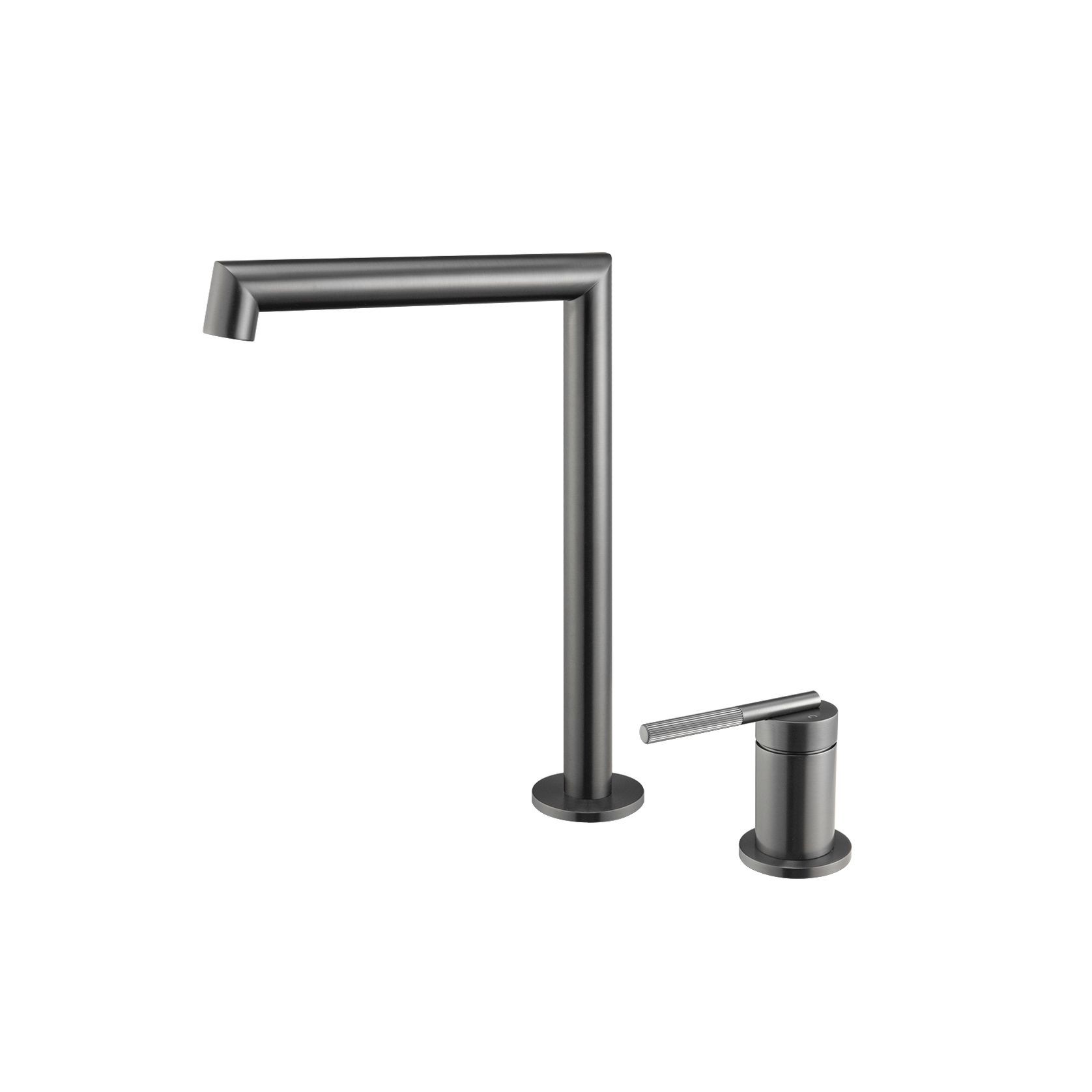 Caddence Split Type Basin Mixer Gun Metal Grey gallery detail image