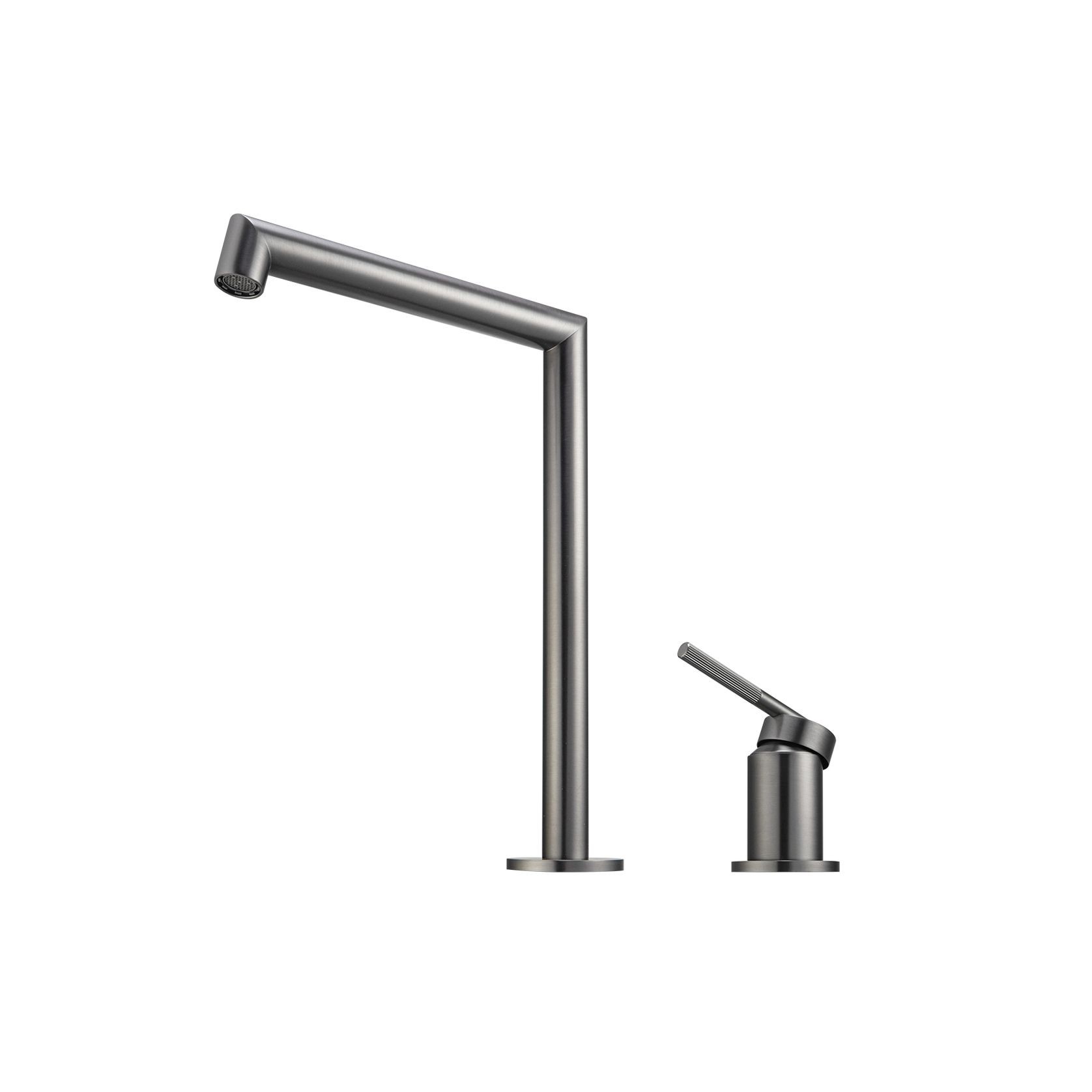 Caddence Split Type Basin Mixer Gun Metal Grey gallery detail image