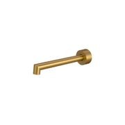 Caddence Wall Spout Brushed Brass gallery detail image