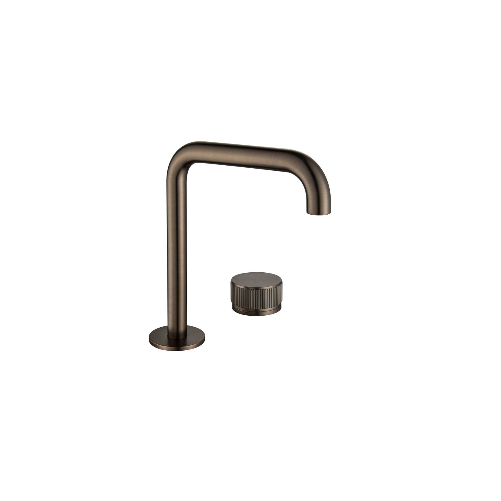 Mica Fluted Soft-Square Hob Basin Mixer gallery detail image