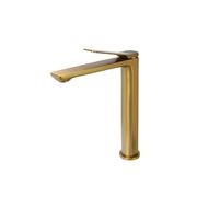 Rushy Tall Basin Mixer Brushed Brass gallery detail image