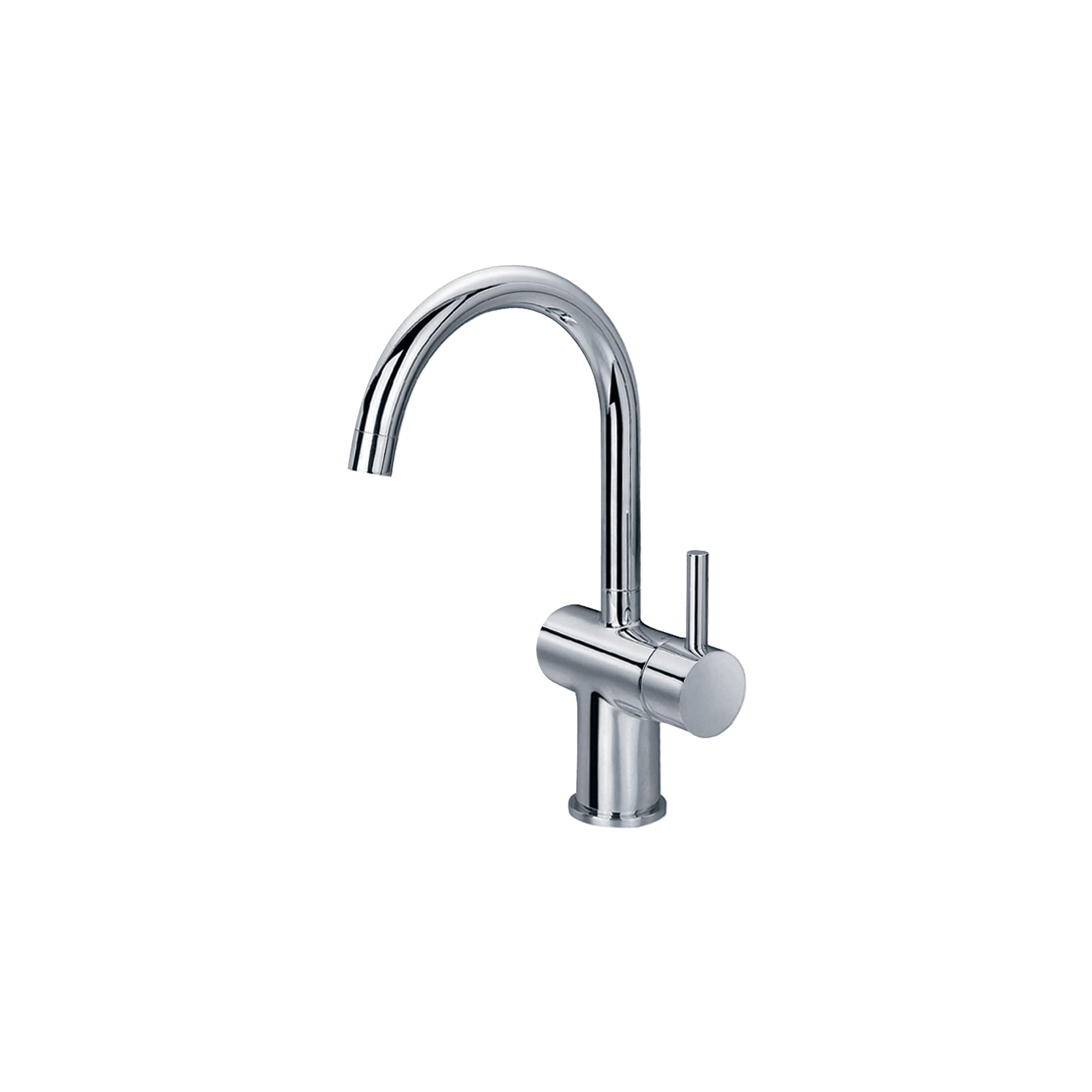 Elisa Gooseneck Basin Mixer Chrome (Right Hand) gallery detail image