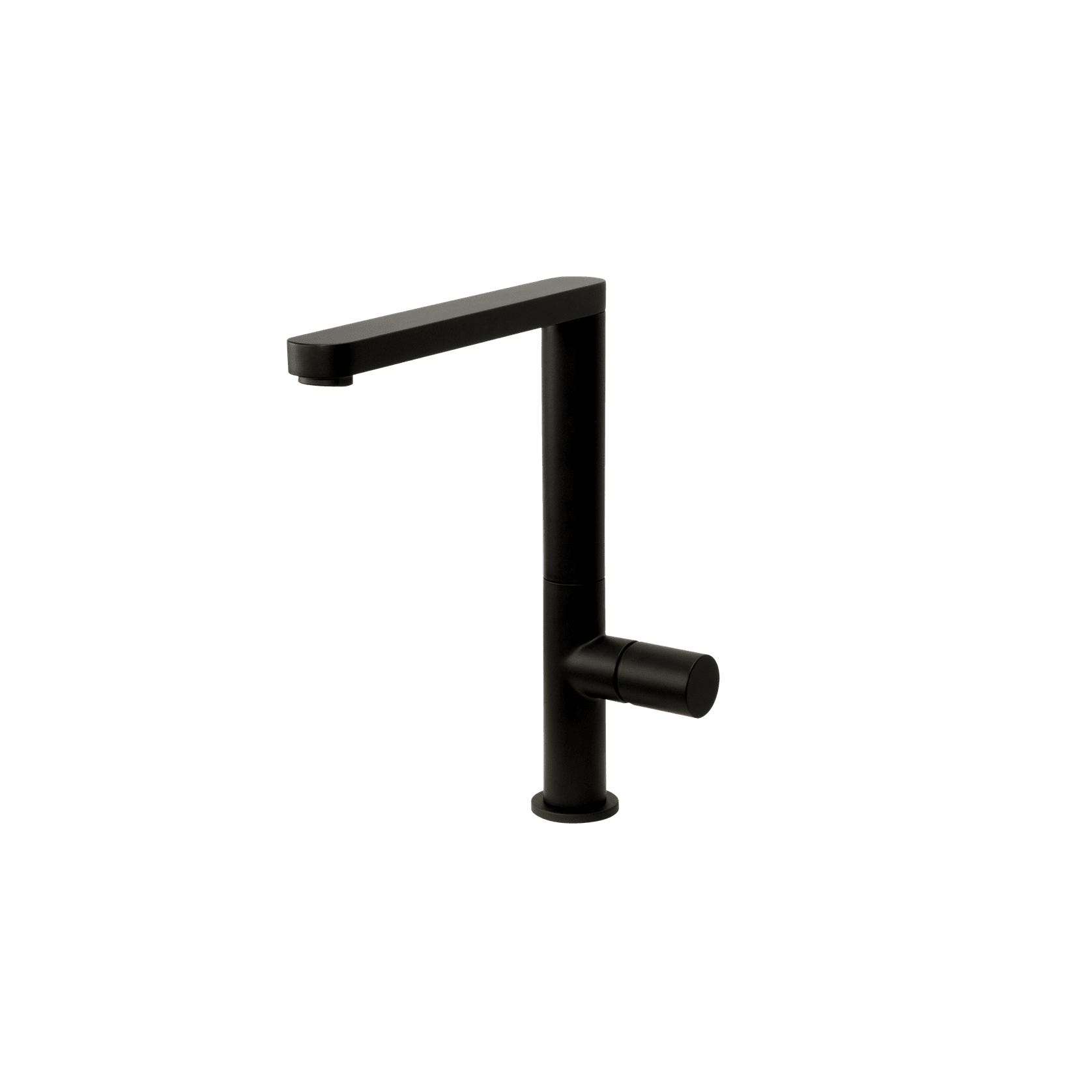 Carbon Minimalist Swivel Mixer Satin Black gallery detail image