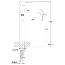 Loft Tall Basin Mixer Chrome gallery detail image