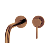 Loft Wall Basin Mixer Brushed Copper gallery detail image