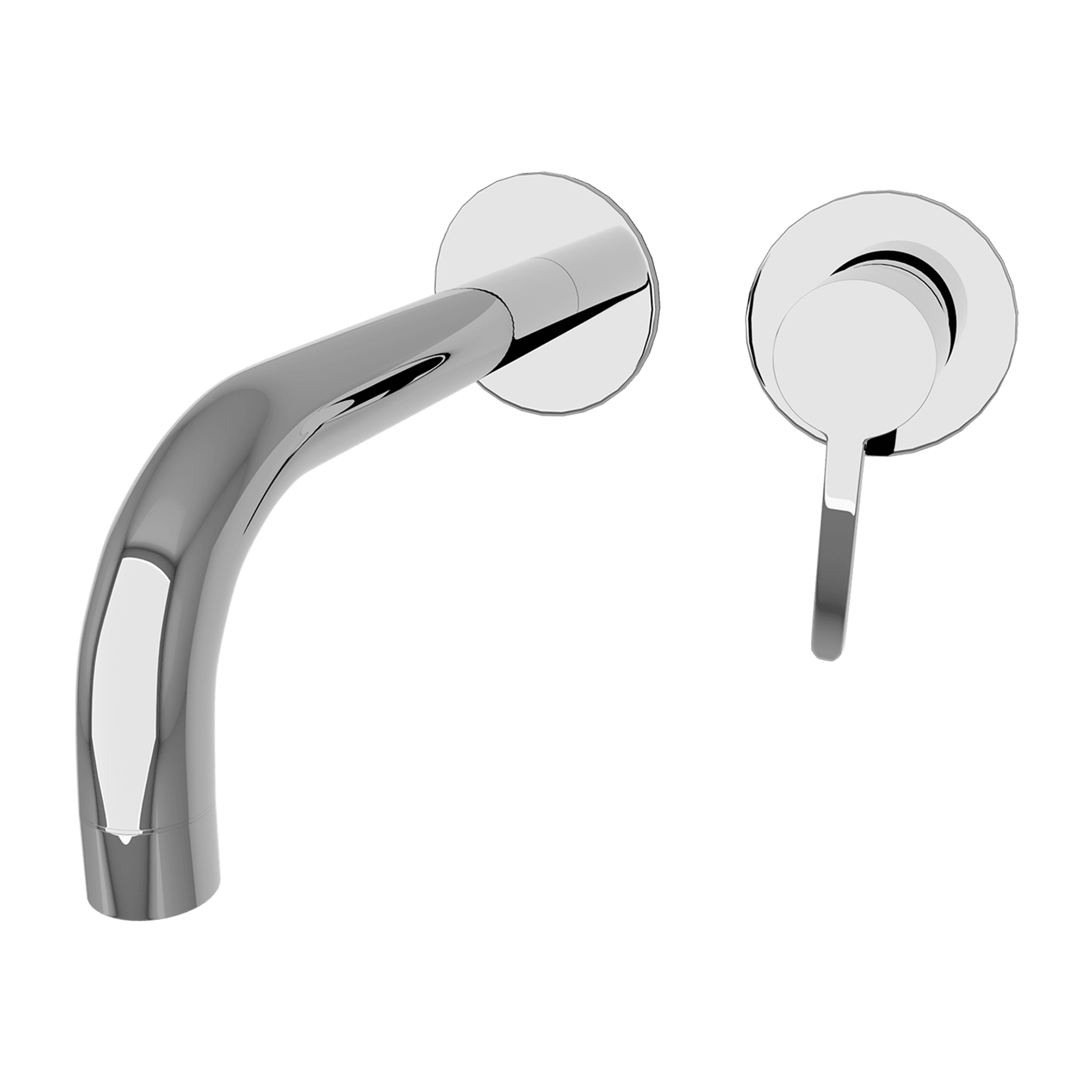 Loft Wall Basin Mixer with Short Spout Chrome gallery detail image