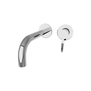 Loft Wall Basin Mixer with Short Spout Chrome gallery detail image