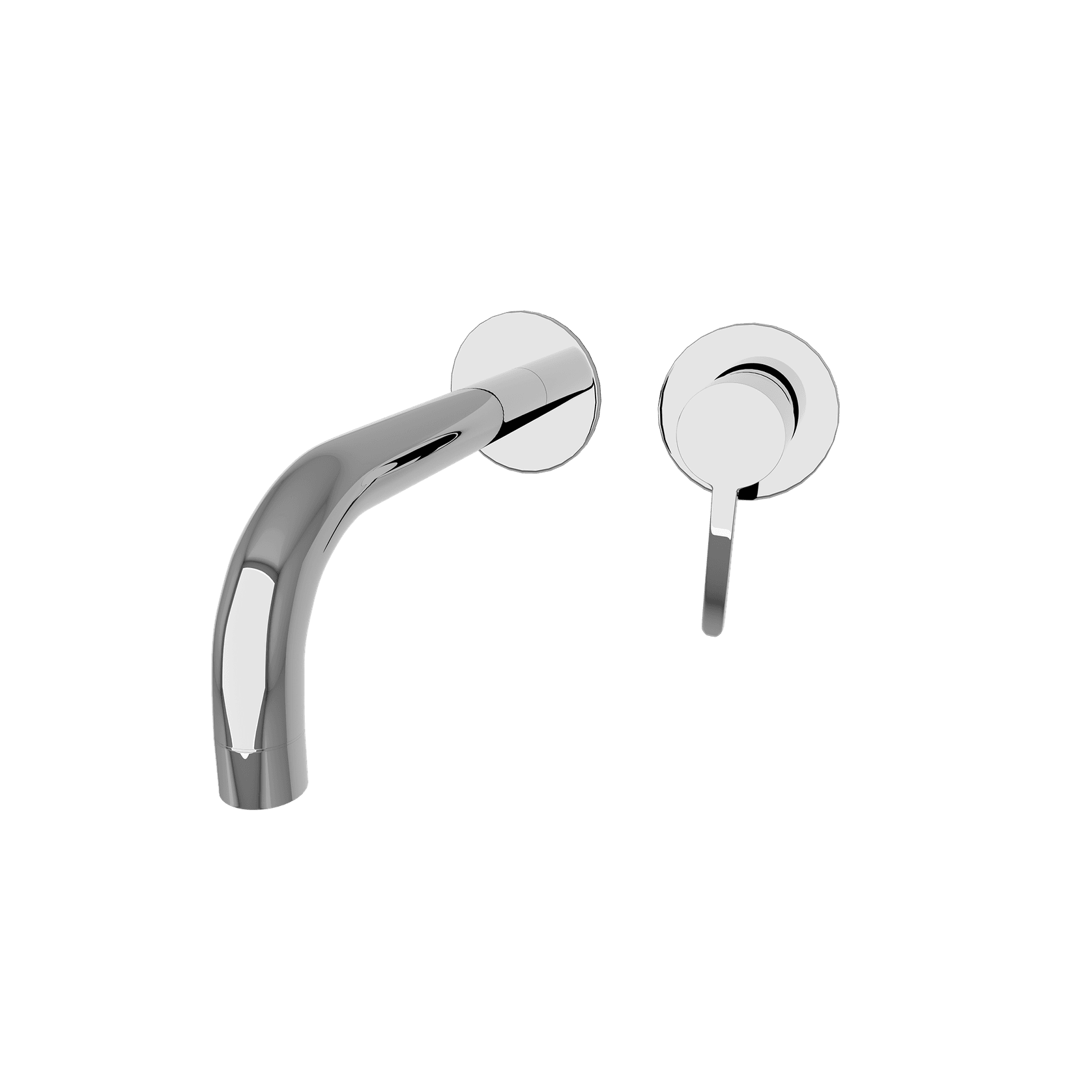 Loft Wall Basin Mixer Chrome gallery detail image