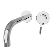 Loft Wall Basin Mixer Chrome gallery detail image