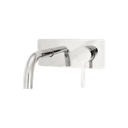 Loft Wall Basin Mixer with Short Spout Chrome gallery detail image