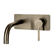 Loft Wall Mounted Basin Mixer Gun Metal gallery detail image