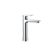 Modern Linea Tall Basin Mixer Chrome gallery detail image