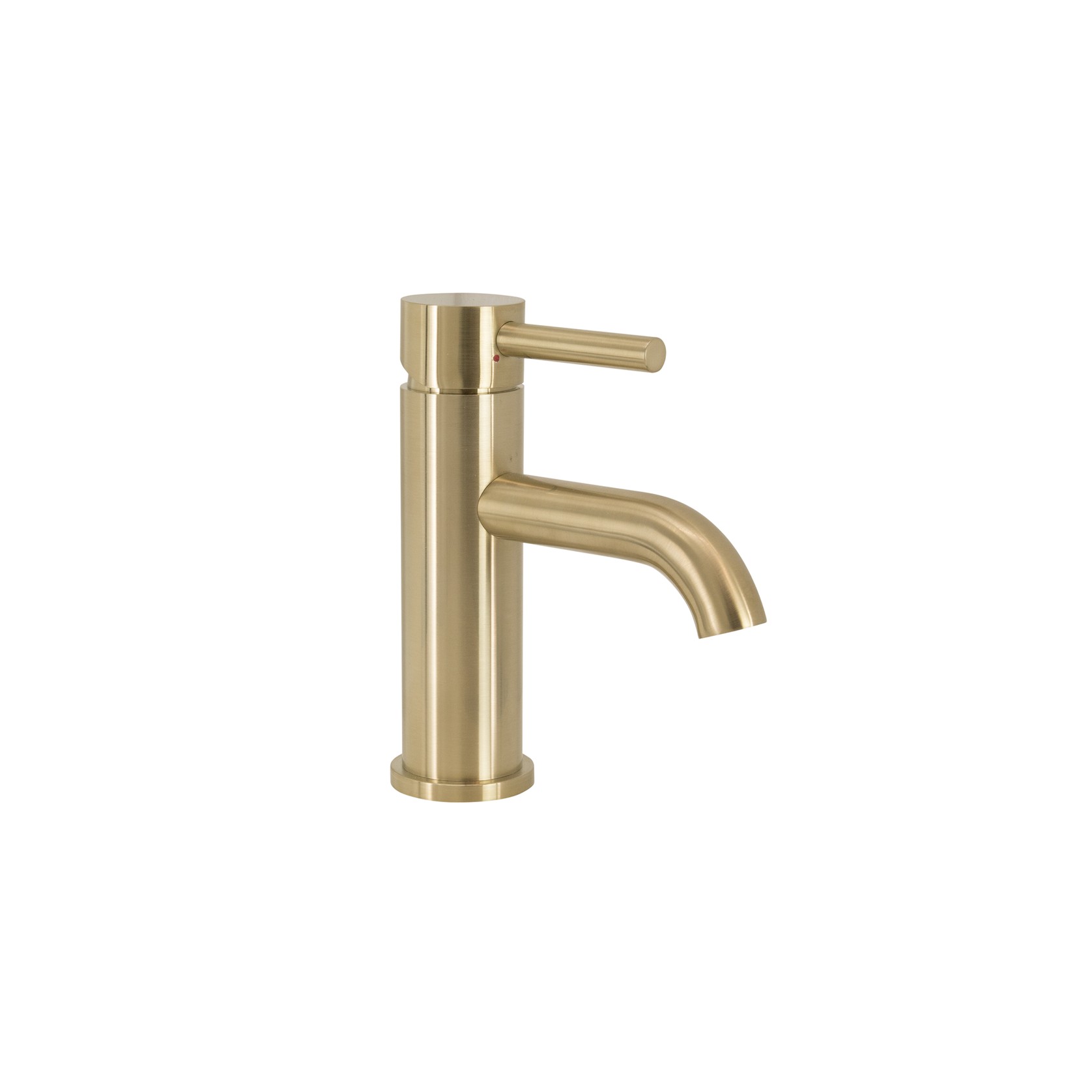 Scarab Standard Basin Mixer Brushed Gold gallery detail image