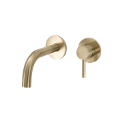 Scarab Wall Basin Mixer with Short Spout Brushed Gold gallery detail image