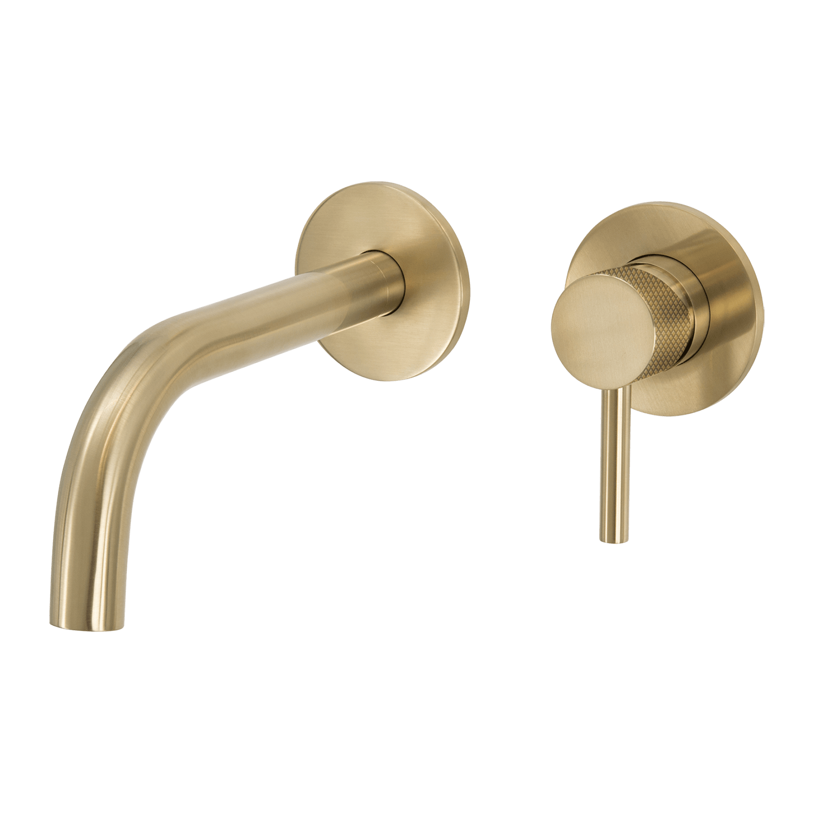 Scarab Wall Basin Mixer with Short Spout Brushed Gold gallery detail image