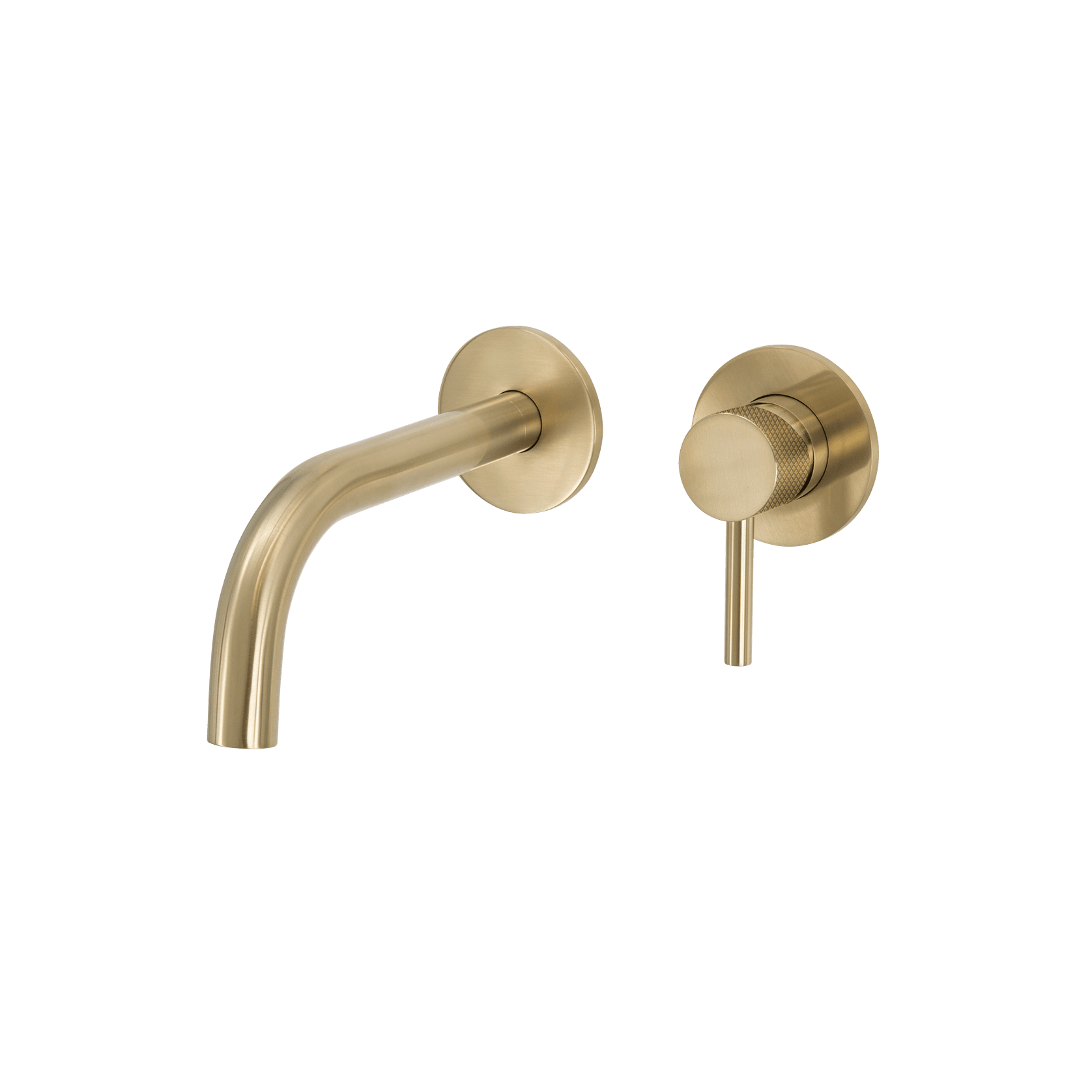 Scarab Wall Basin Mixer Brushed Gold gallery detail image