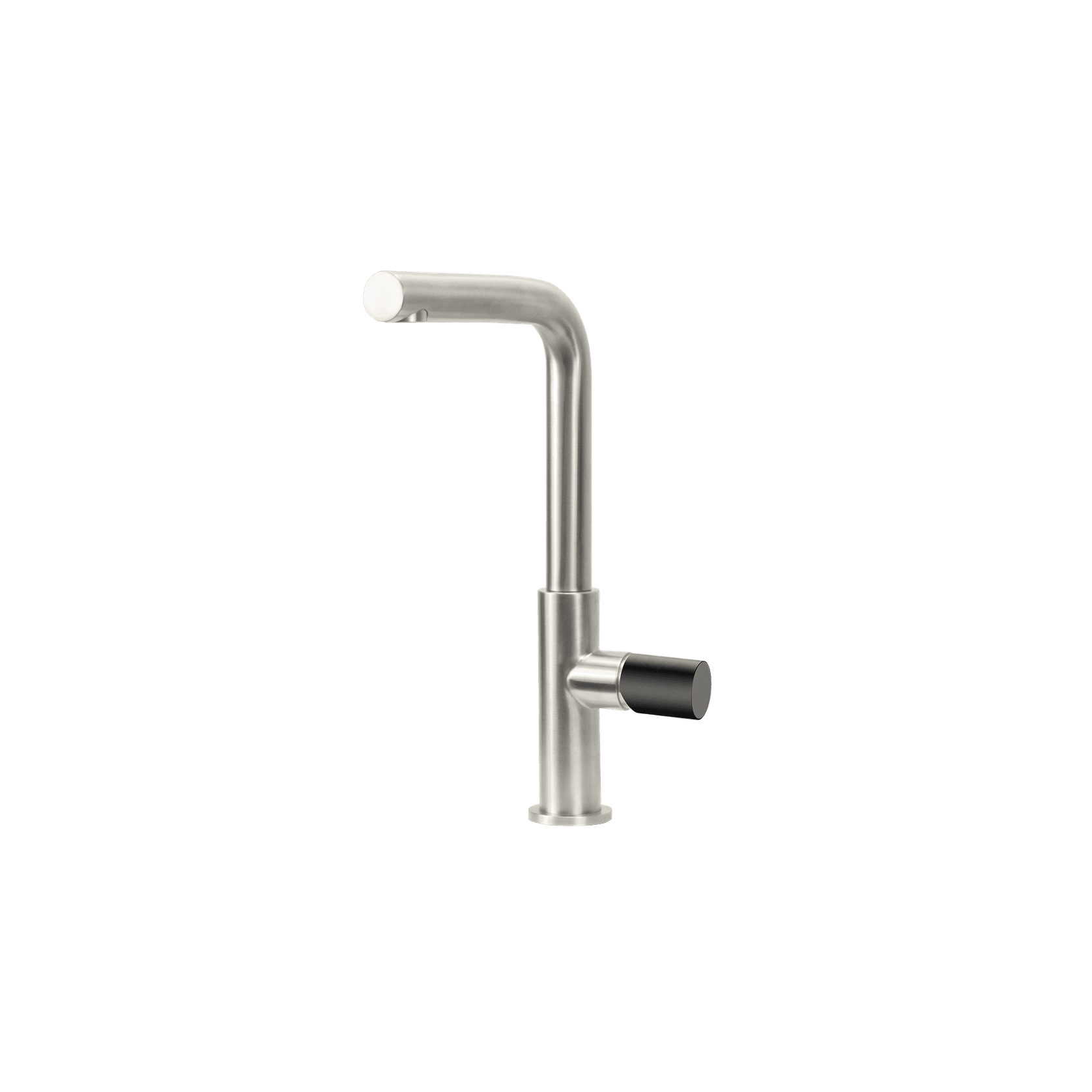 Urban Minimalist Mixer Brushed Stainless Black Handle gallery detail image