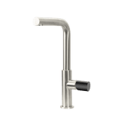 Urban Minimalist Mixer Brushed Stainless Black Handle gallery detail image