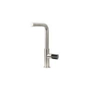 Urban Minimalist Mixer Brushed Stainless Black Handle gallery detail image