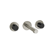 Urban Wall Mounted Basin Mixer Brushed Stainless gallery detail image