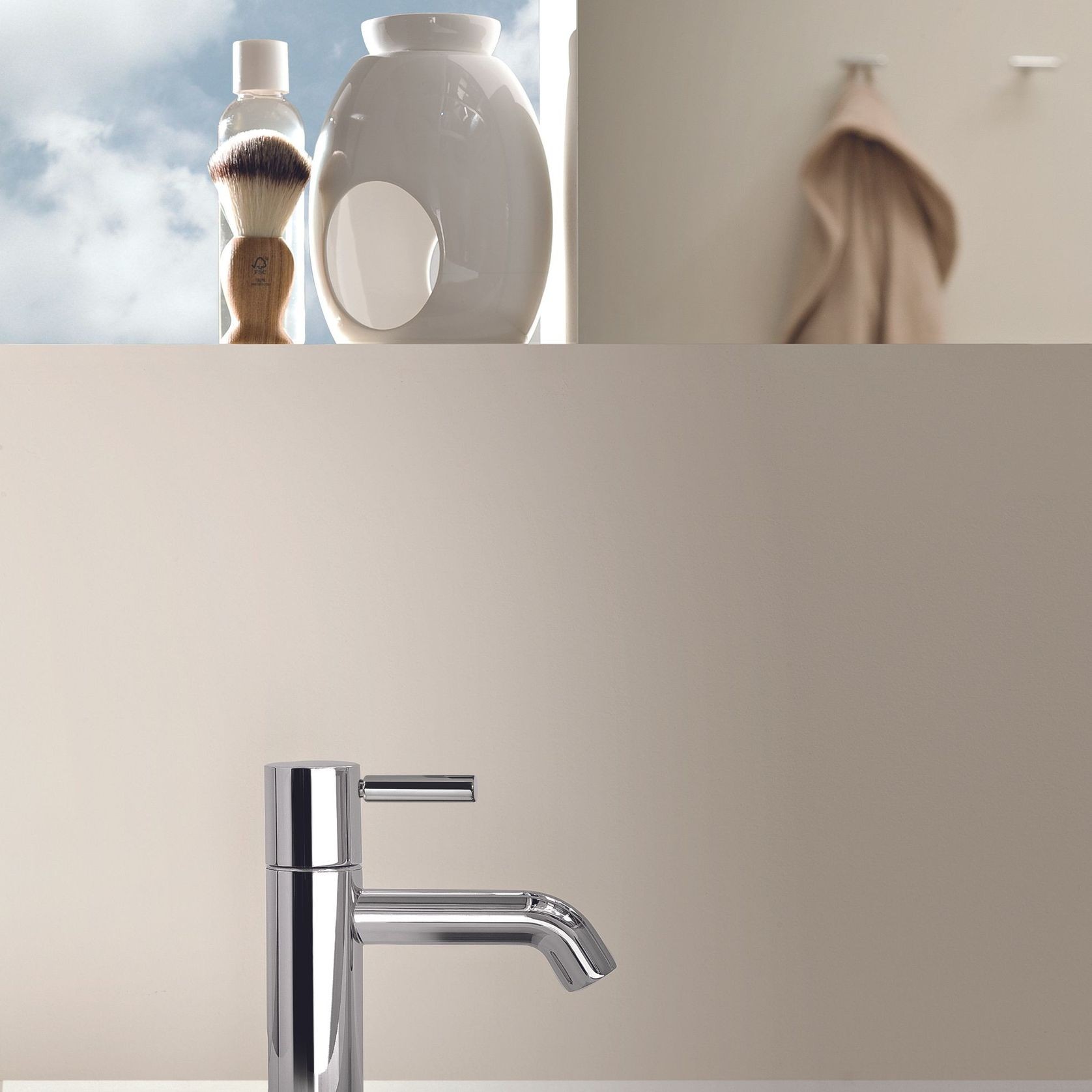 Nostromo Basin Mixer With Lever Handle gallery detail image
