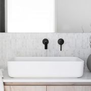 Elysian Minimal Mixer & Spout Set | Matte Black gallery detail image