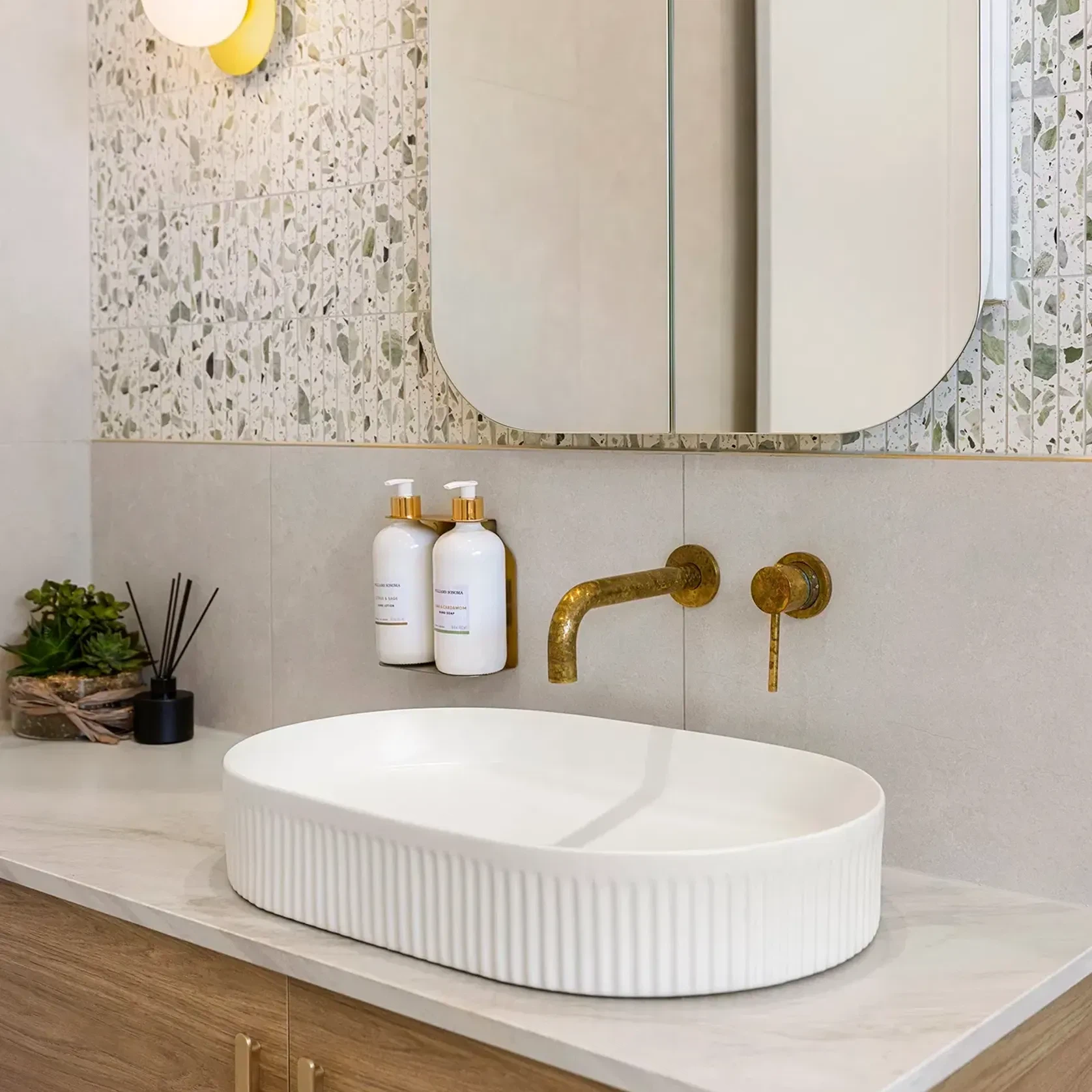 LVB Mica Bath/Basin Spout | 220mm | Curved Spout gallery detail image