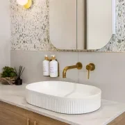 LVB Mica Bath/Basin Spout | 220mm | Curved Spout gallery detail image