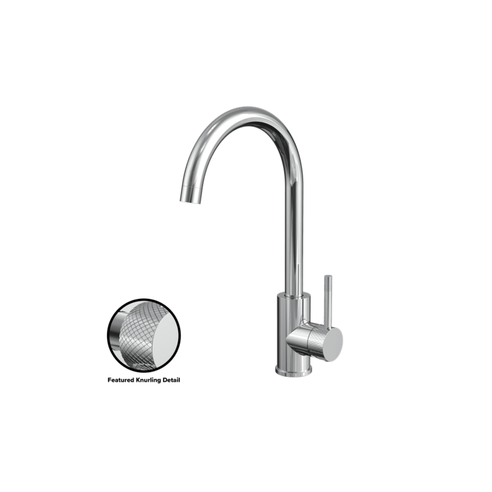 Motivo Gooseneck Sink Mixer gallery detail image