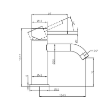 Zen SS316L Basin Mixer | Graphite gallery detail image