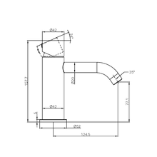 Zen SS316L Basin Mixer Handless | Brushed Nickel gallery detail image