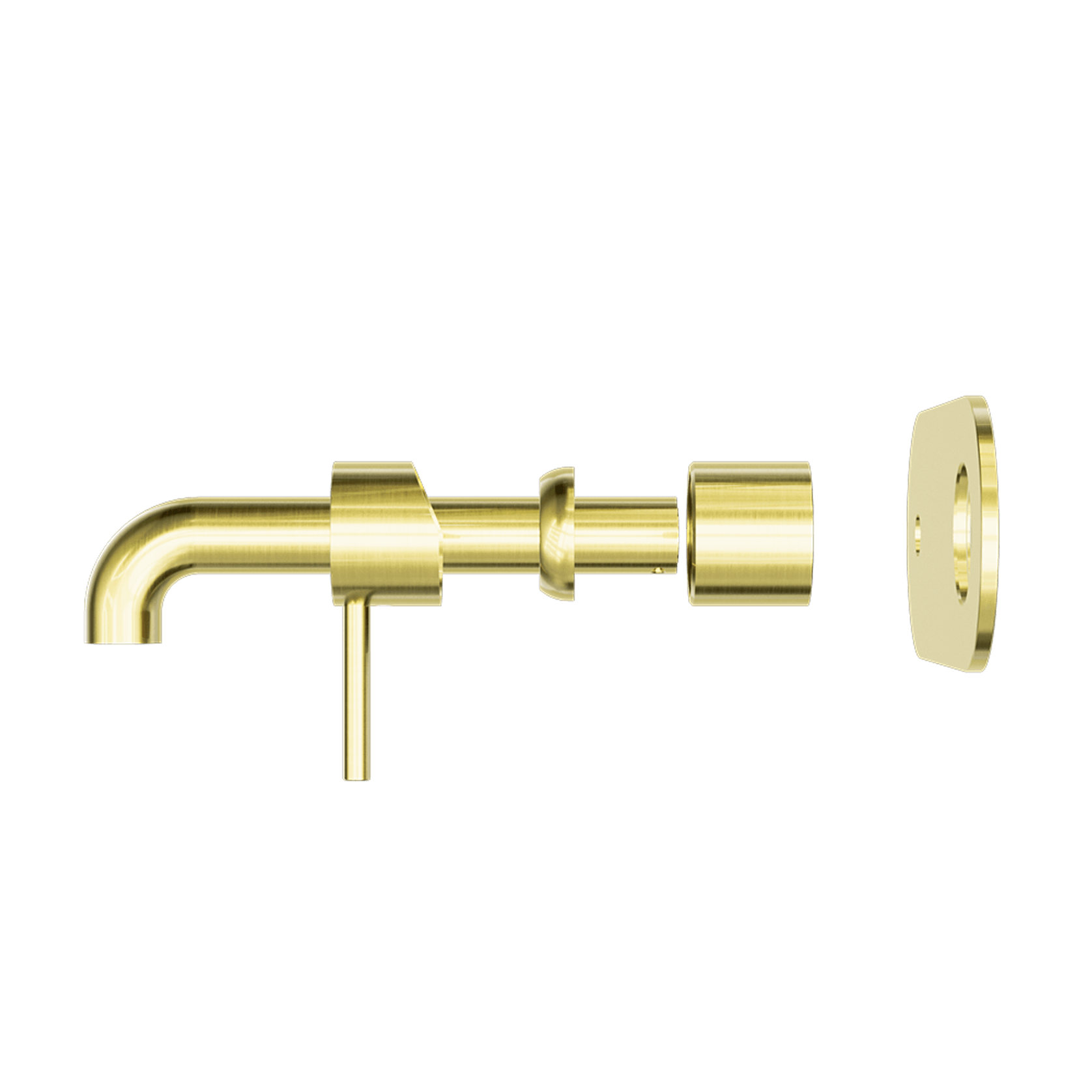 Zen SS316L Mixer 230mm Spout Trim Kits | Brushed Gold gallery detail image