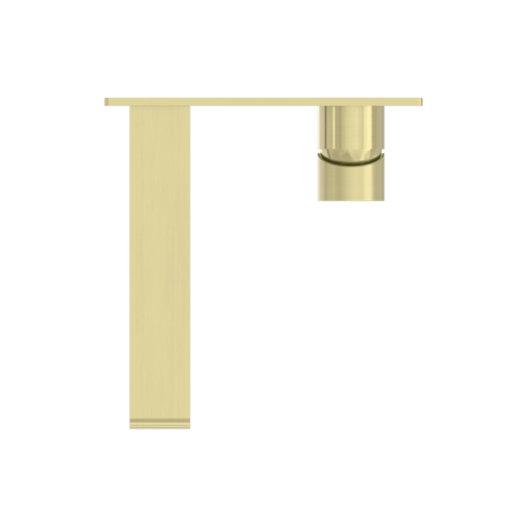 Bianca Wall Basin/Bath Mixer 187mm | Brushed Gold gallery detail image