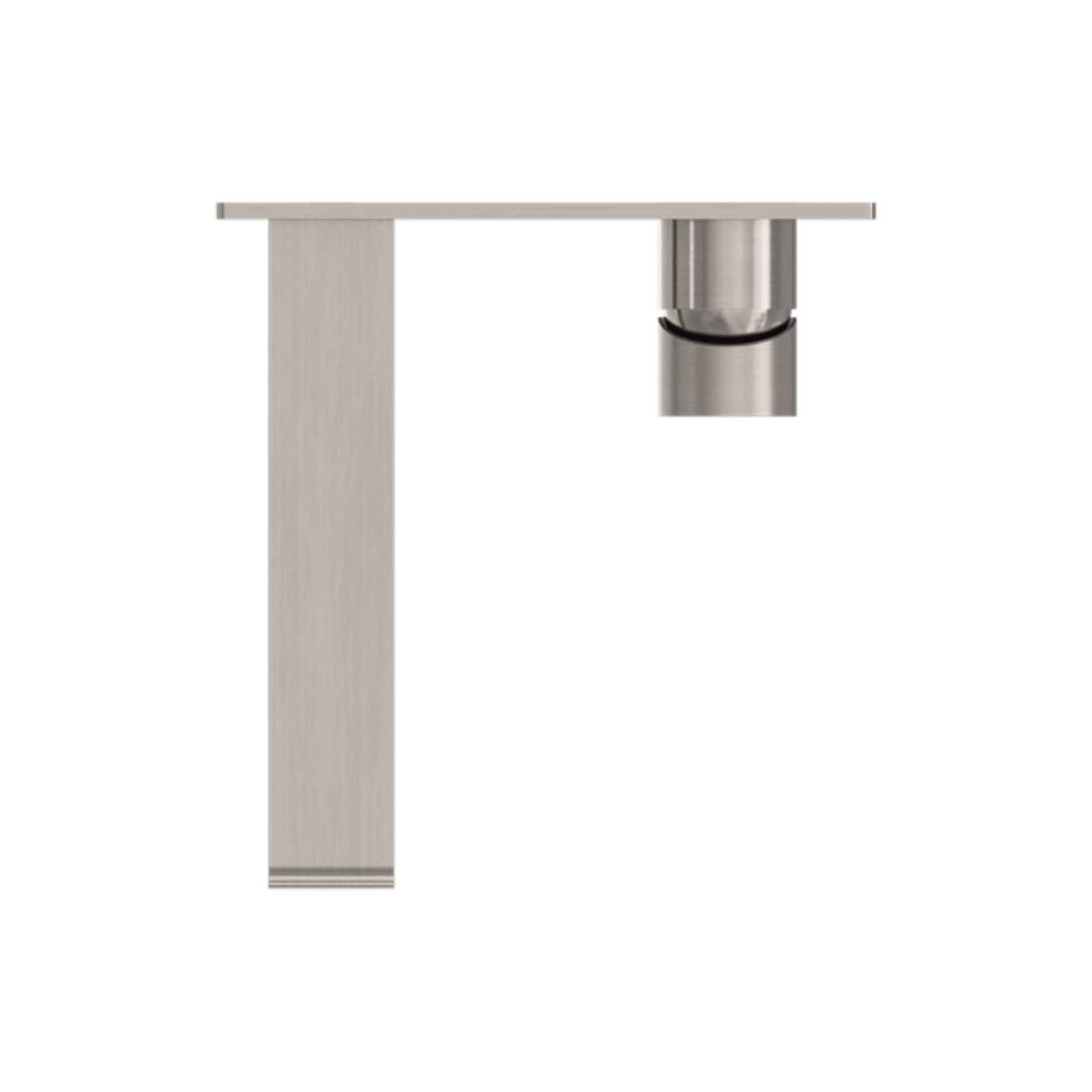 Bianca Wall Basin/Bath Mixer 187mm | Brushed Nickel gallery detail image