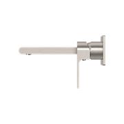 Bianca Wall Basin/Bath Mixer 187mm | Brushed Nickel gallery detail image