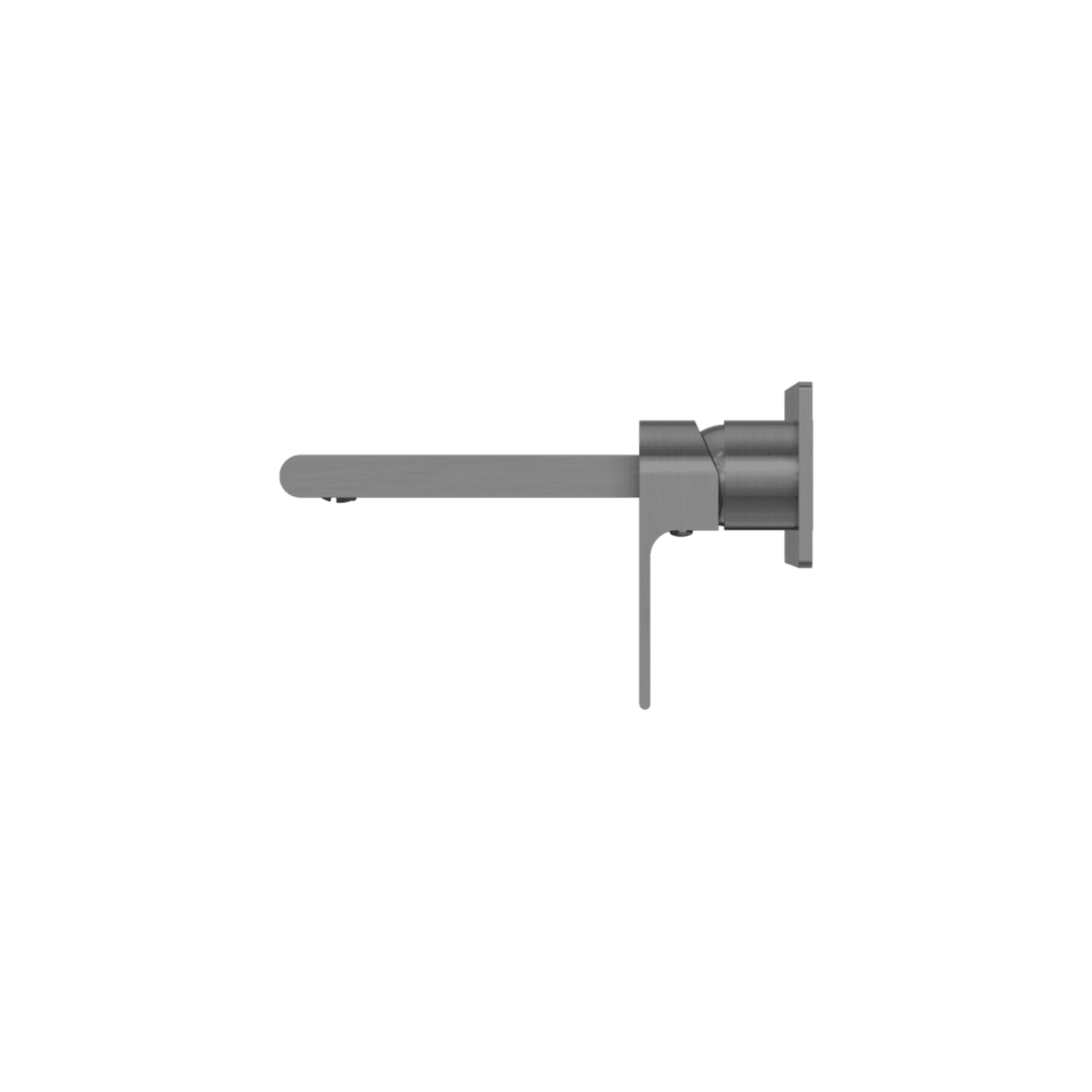 Bianca Wall Basin/Bath Mixer 187mm | Gun Metal gallery detail image