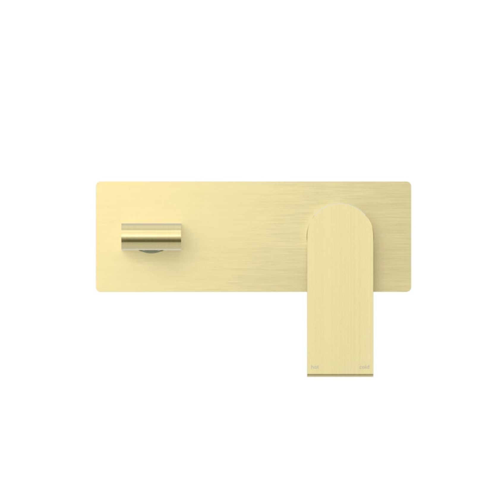 Bianca Wall Basin/Bath Mixer 187mm | Brushed Gold gallery detail image